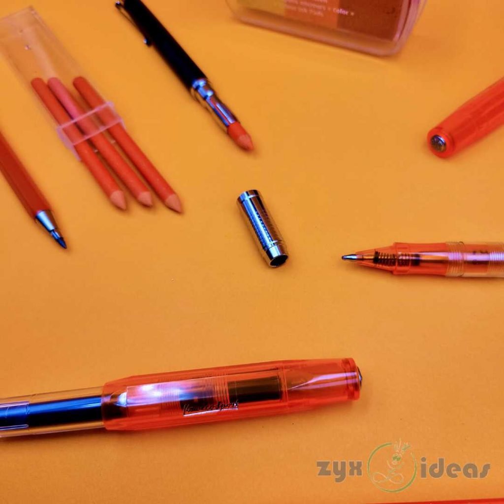 kaweco ice naranja portaminas