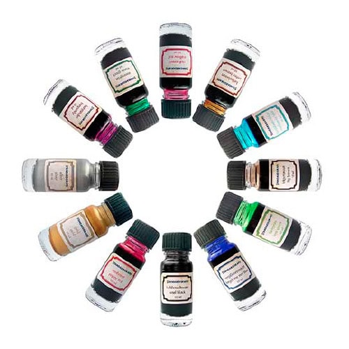 tintas caligrafia colores
